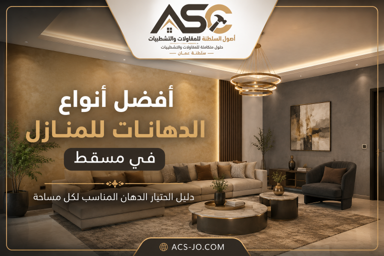 أفضل أنواع الدهانات للمنازل في مسقط