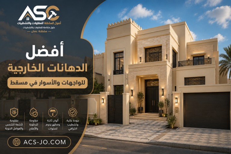 أفضل أنواع الدهانات للمنازل في مسقط