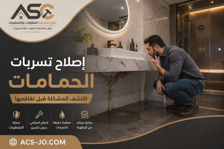 إصلاح تسربات الحمامات في مسقط