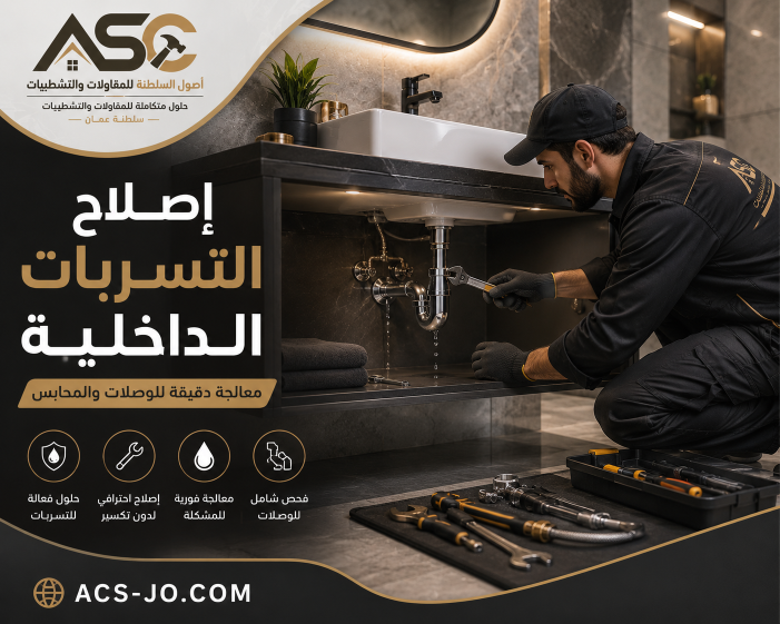 إصلاح تسربات الحمامات في مسقط