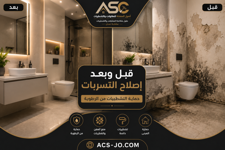 إصلاح تسربات الحمامات في مسقط