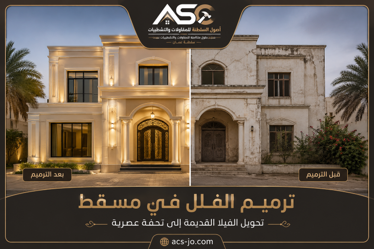 ترميم الفلل في مسقط