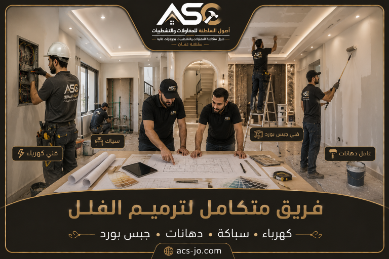 ترميم الفلل في مسقط