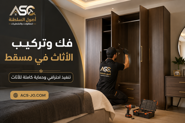 فك وتركيب الأثاث في مسقط