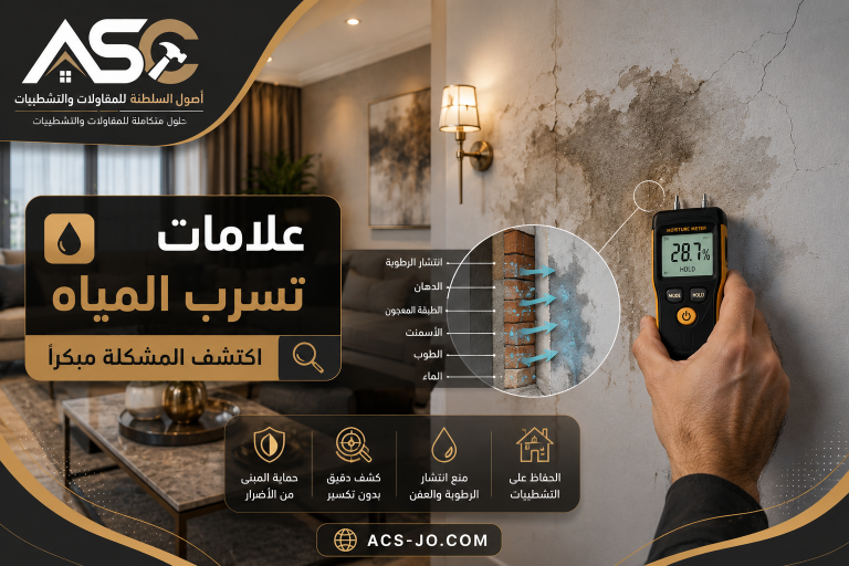 كشف تسربات المياه في مسقط