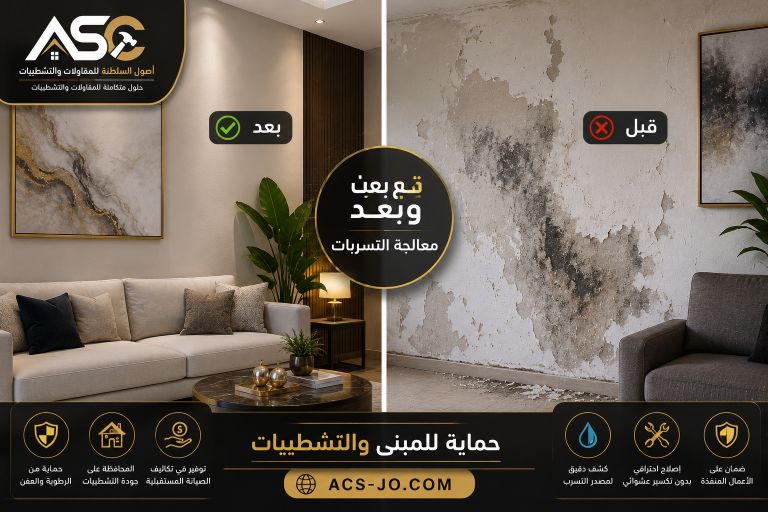 كشف تسربات المياه في مسقط