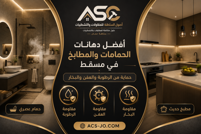 أفضل دهانات الحمامات والمطابخ في مسقط