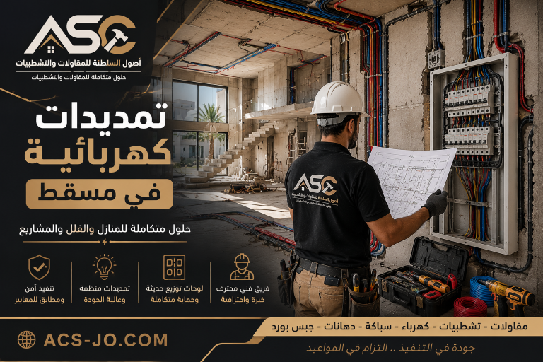 تمديدات كهربائية في مسقط